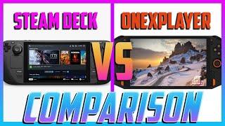 Steam Deck Vs OneXPlayer! The Battle For The Handheld! Design, Specs, Price, Performance, Impression