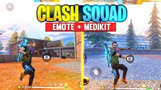 EMOTE + MEDIKIT TRICKS IN CLASH SQUAD AFTER UPDATE | EMOTE + MEDIKIT IN CLASH SQUAD TRICK IS BACK