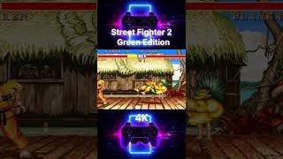 Street Fighter 2:  Green Edition ▫  Hack ▫  played the game as ▫ Ken vs Blanka