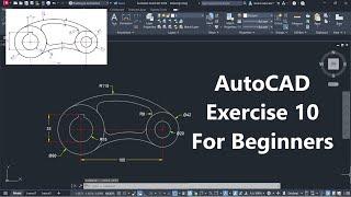 AutoCAD - Exercise 10 -  For Beginners