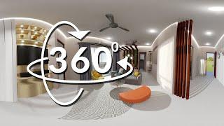 360-Degree Interactive Video | Room Interior Design | 3d Walkthrough House Tour | AnimationPlanet