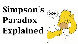 Simpson's Paradox Explained