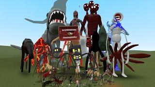 ALL TREVOR HENDERSON CREATURES POWER COMPARISON!! WHO IS STRONGEST!! Garry's Mod [2021]