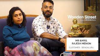 WS Tales Mr & Mrs Menon | Happy Customers | Wooden Street Customer Tales