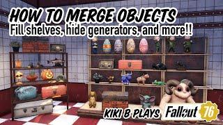 How To Merge Objects To Create Epic Decor | CAMP Building Tips & Tricks | Kiki B Plays Fallout 76