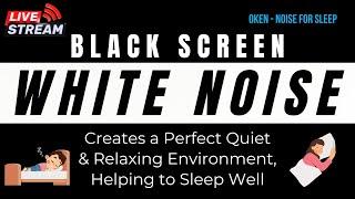 Deep Sleep with White Noise and Black Screen | Sleep, Study, Focus & Relaxation
