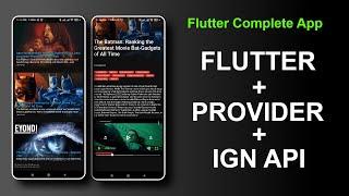 flutter news app | provider and API integrations