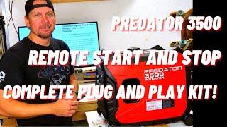 Predator 3500 Plug & Play Remote Start & Stop Install Video (Model 1.0)