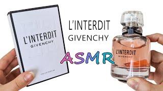 ASMR UNBOXING L'INTERDIT GIVENCHY perfume no music original SOUND of background