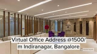 Virtual Office for  GST Registration / business Registration- Bangalore  www.Instaspaces.in