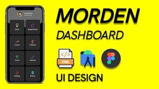 Card View UI Design Android Studio | Modern Dashboard UI Design  Android Studio