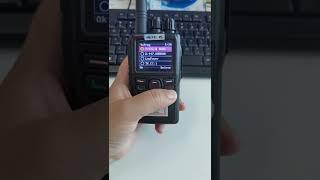 How to program the frequency in VFO mode on RB22 DMR radio