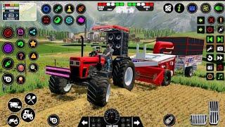 Part-2 !! Tractor Driving Simulator ! 3D Farming game ! Tractor Farming Games ! #gamegrind