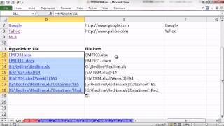 Excel Magic Trick 934: HYPERLINK Function and Hyperlink Feature (13 Examples)