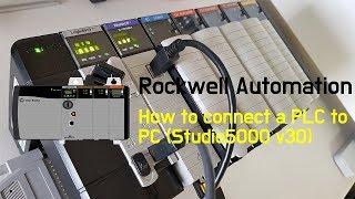 Curso de programación de PLC : cómo conectar PLC usando STUDIO5000 V30