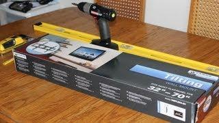 Sanus VMPL50A-B1 Tilting Wall Mount 32"-70" Unboxing