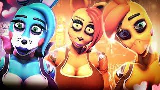 [SFM FNAIA] Five Nights At Anime All FNAF Movie Animtronics As Girls Friendly Girlfriend Jump scares