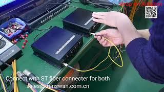 1~8 Channels / Bi-directional (2 Way)  Balanced Audio to fiber converter(Transwan.com.cn)