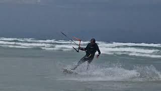 Backroll hand drag transition with a Kiteloop at Muizenbeurg