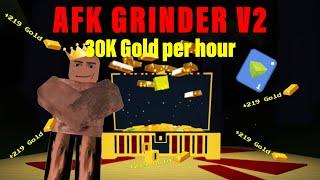 BEST AFK GRINDER IN BUILD A BOAT FOR TREASURE (Gold Block Every Time)