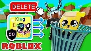 RUMBLE STUDIOS DELETED MY SECRET PETS IN BUBBLE GUM SIMULATOR (ROBLOX)