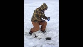 Bill the Packer fan:  Ice Fishing tips