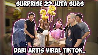 ARTIS VIRAL TIKTOK RAME-RAME KE RUMAH RICIS BIKIN SURPIRSE 22 JUTA SUBS!! II @OLDAP_69 @celloszxz