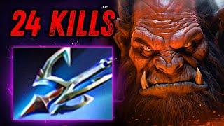 +54Stacks Culling Blade AXE Offlane Harpoon New Meta Rampage 24Kills Dota 2