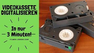 VHS Kassetten Digitalisieren | Videokassetten Einfach Selbst Digitalisieren! | Filmen-Lernen.com