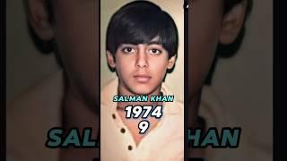 SALMAN KHAN Age Transformation (1965-2024) | Salman Now & then | old photo #salmankhan