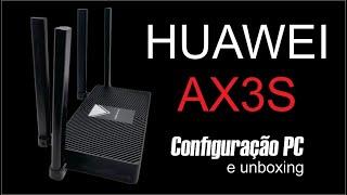 Configuração Huawei WIFI AX3S (PC) #huawei #roteador #internet #wifi