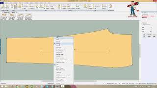 Gerber AccuMark tutorial-Pleat To Internal