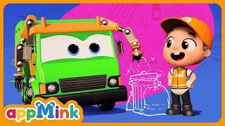  Clean Up Time! ️️ Garbage Truck Song  #appmink #nurseryrhymes #kidssong #cartoon