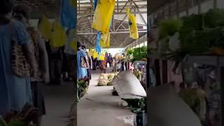 This fruit & vegetable market is the hub of Arawa in Bougainville, Papua New Guinea 