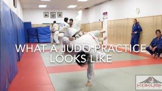 What a Judo practice looks like