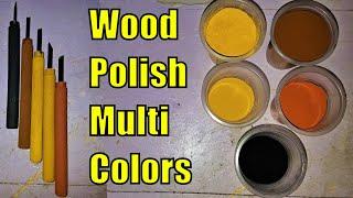 Wood Polish Multi Colors and Their Names