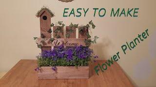 Easy Woodworking Flower Planter That Sells#diy