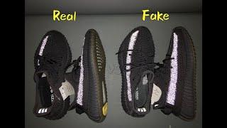 Real VS Fake Yeezy 350 V2 Cinder Reflective