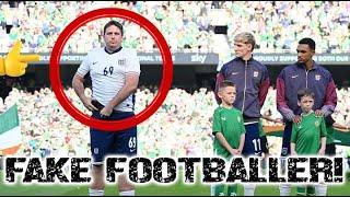 Fake Football Player!  -  England vs Ireland Pitch invader!