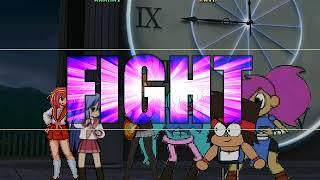 Team Kyoto Animation vs Team OK KO Let's be Heroes MUGEN BATTLE