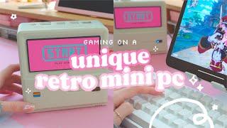 unboxing and gaming on a unique and pretty cute retro mini pc | ayaneo am01 impressions 