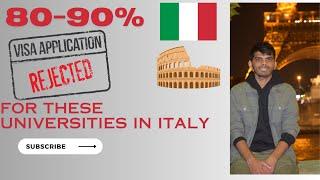 Don’t Accept offer from these Universities in Italy!! VISA REJECTION IN 2024! Study In Italy 2024