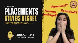 Placements of IIT Madras BS degree | Student Placement Council | Highest package? Worth it?