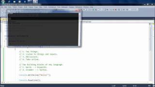 Getting Started With Programming Using C#  (Part 1)