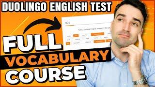 7 Lessons, Duolingo English Test Vocabulary Course!