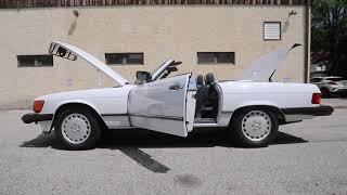 Reimel Motor Cars 1987 Arctic White Mercedes Benz 560SL Detailed Walkaround