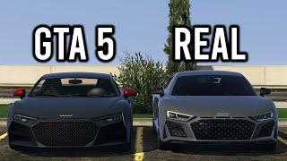 10F VS Audi R8 | How Similar do They Look? (GTA 5 Cars VS Real Cars)