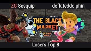 ZG | Sesquip (Dark Pit) VS deflateddolphin (Lucas) | The Black Market HDR - Losers Top 8