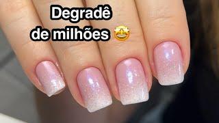 UNHAS DECORADAS COM DEGRADÊ FÁCIL E LINDO 