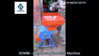 Agriculture Waste Shredding Machine | Sowbi Automation | Manufacturers & Exporters